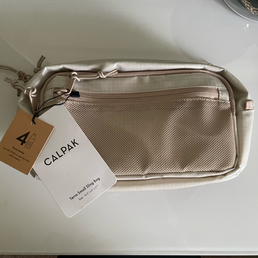 Calpak Cream Small Terra Sling Bag